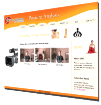 picuture of Posture Analysis website
